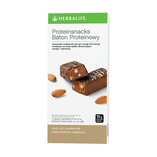 Proteinbars Vanilj-mandel 14 barer per förpackning