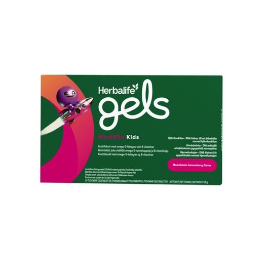 Herbalife Gels MindVita Kids Moonbeam lemonberry 30 tuggbara geltabletter
